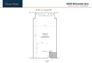 4225 Etiwanda Ave, Jurupa Valley, CA à louer Plan d’étage– Image 1 sur 1