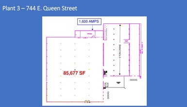 806 E Queen St, Strasburg, VA à louer Plan d’étage– Image 1 sur 9