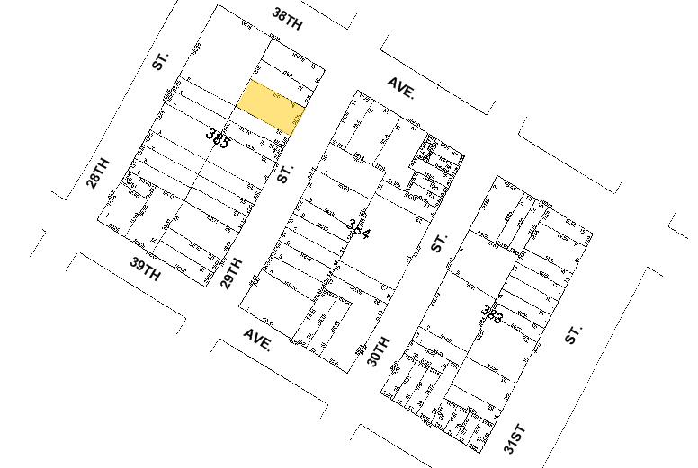 38-10 29 St, Long Island City, NY à louer - Plan cadastral – Image 2 sur 7