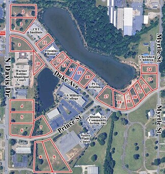 Plus de détails pour 704 Duke Ave, Warner Robins, GA - Terrain à vendre