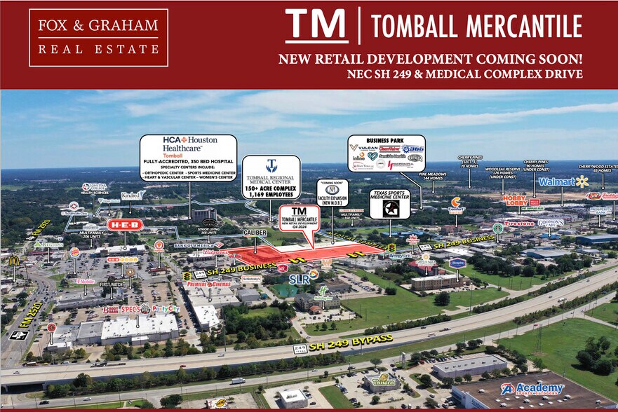 NEC SH 249 & Medical Complex Drive, Tomball, TX à louer - Autre – Image 1 sur 4