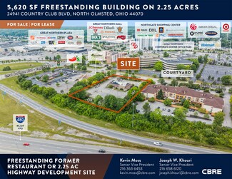 Plus de détails pour 24941 Country Club Blvd, North Olmsted, OH - Local commercial à vendre