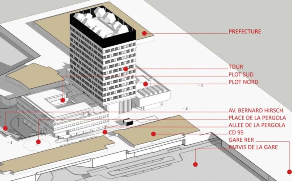 Bureau dans Cergy à vendre - Plan d’étage – Image 3 sur 9