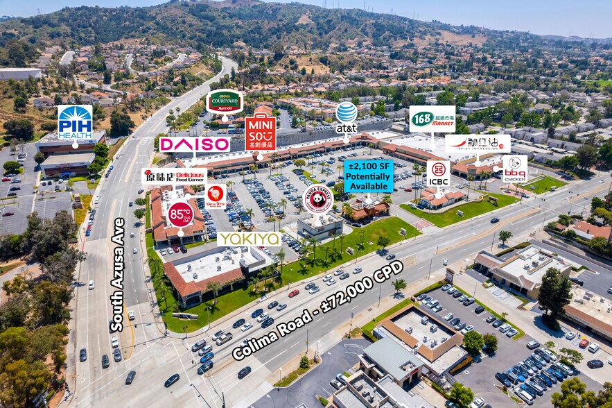 17110-17188 Colima Rd, Hacienda Heights, CA à louer - Photo de l’immeuble – Image 1 sur 7