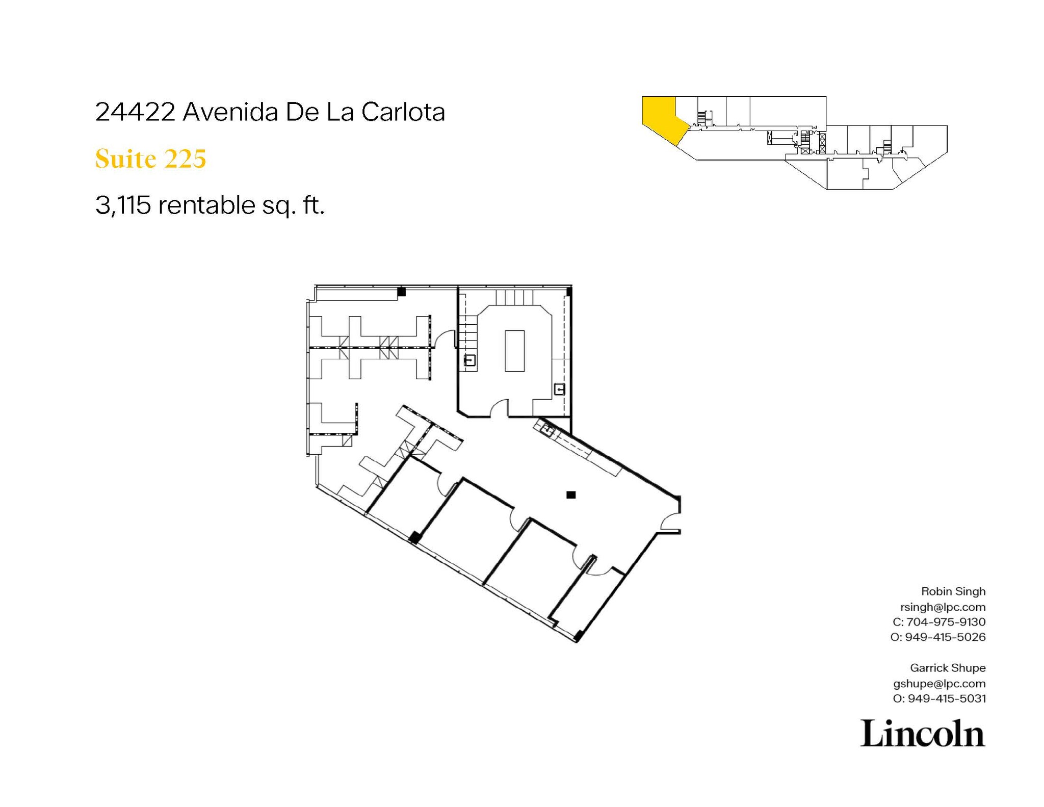 24422 Avenida De La Carlota, Laguna Hills, CA à louer Plan d’étage– Image 1 sur 17