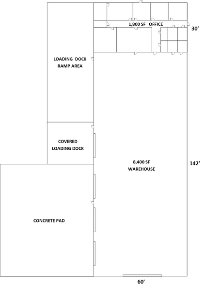 154 Commerce Blvd, Statesville, NC à louer - Plan d’étage type – Image 3 sur 10