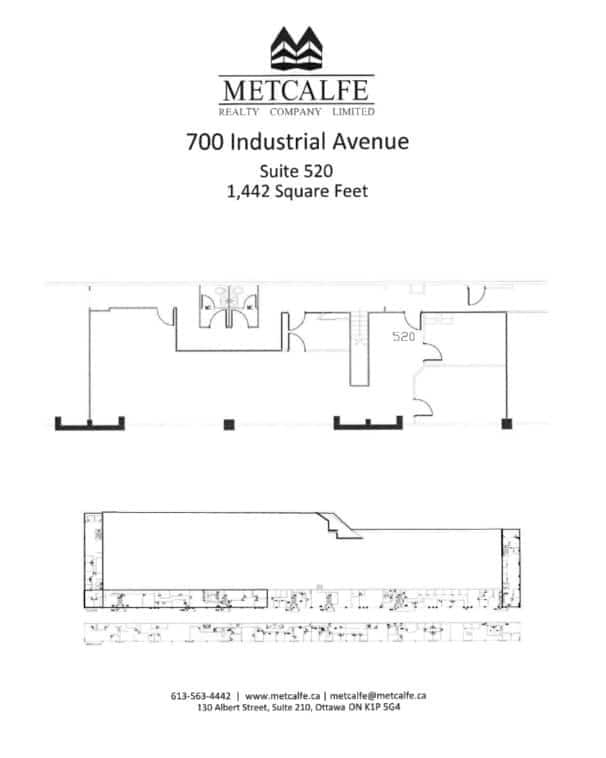 700 Industrial Ave, Ottawa, ON à louer Plan d’étage– Image 1 sur 1