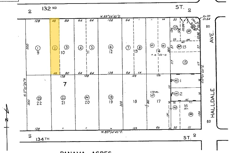 1610 W 132nd St, Gardena, CA à louer - Plan cadastral – Image 3 sur 3