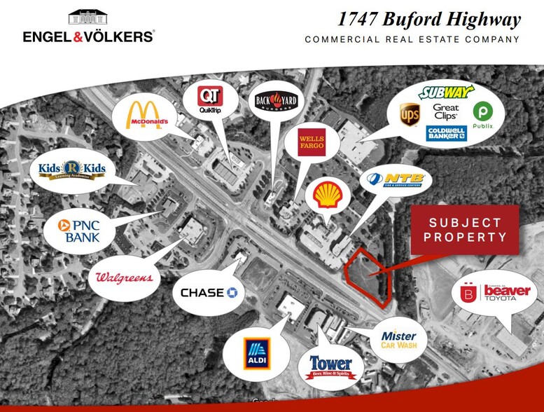 1747 Buford Hwy, Cumming, GA à vendre - Photo principale – Image 1 sur 8