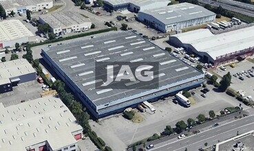 Chassieu - Vue aérienne vue de carte