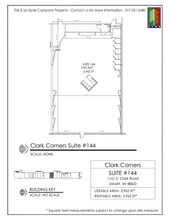 1161 E Clark Rd, Dewitt, MI à louer Plan d’étage– Image 1 sur 1