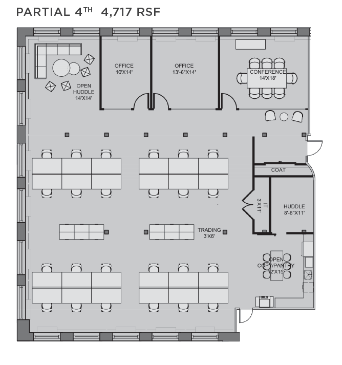 1 Dock St, Stamford, CT à louer Plan d’étage– Image 1 sur 1