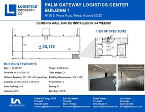 NEC Sossaman & Pecos Rd, Mesa, AZ à louer Plan de site– Image 1 sur 1