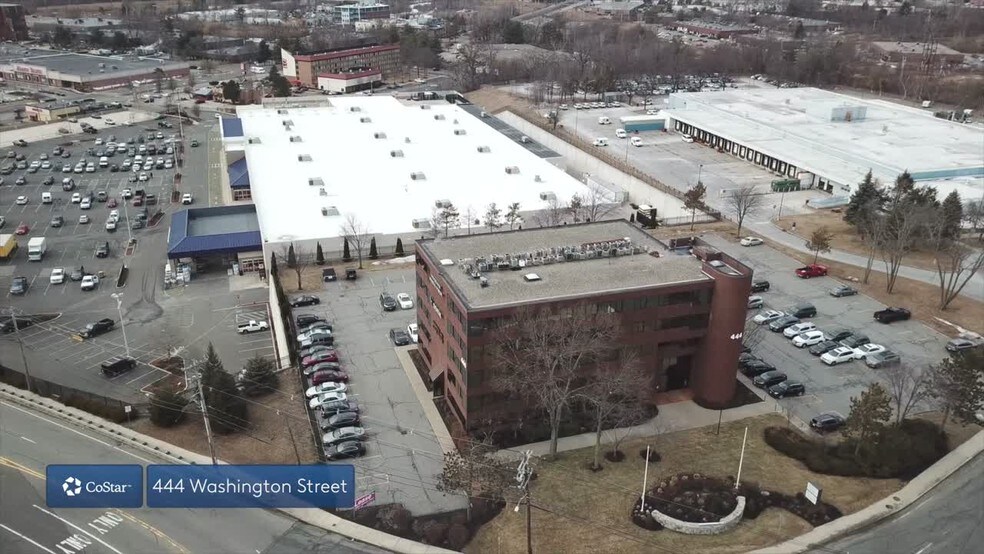 444 Washington St, Woburn, MA à louer - Vidéo aérienne – Image 2 sur 8