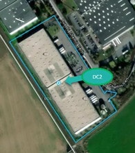 Fretin - VUE AÉRIENNE  vue de carte