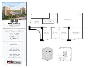 1415 W 22nd St, Oak Brook, IL à louer Plan d’étage– Image 1 sur 1