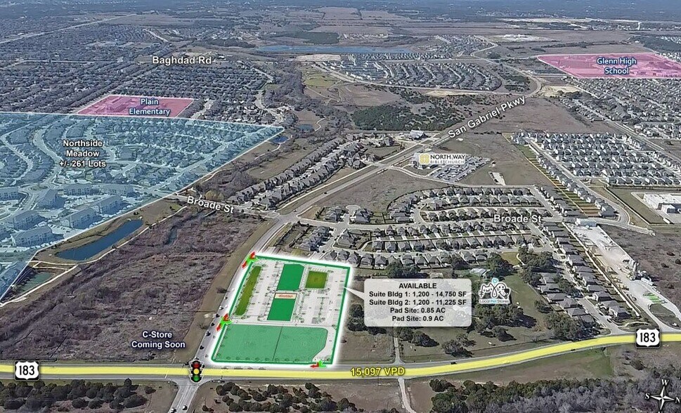 San Gabriel Pkwy & US-183, Leander, TX à vendre - Photo de l’immeuble – Image 2 sur 5