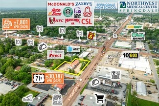 Plus de détails pour 1112 S Thompson St, Springdale, AR - Spécialisé à vendre
