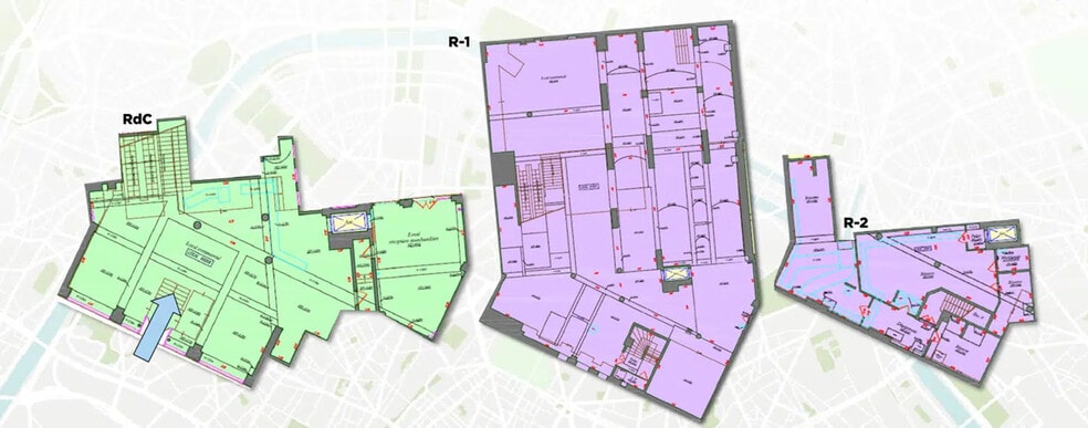 30 Rue Du Quatre Septembre, Paris à louer - Plan d’étage – Image 3 sur 3