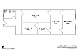 210-216 Lutz Ave, Martinsburg, WV à louer Plan d’étage– Image 2 sur 2