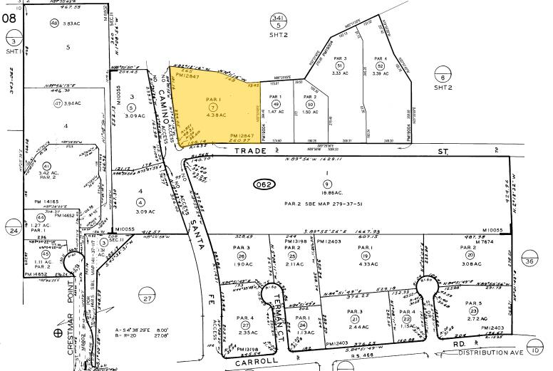 7220 Trade St, San Diego, CA à louer - Plan cadastral – Image 2 sur 28