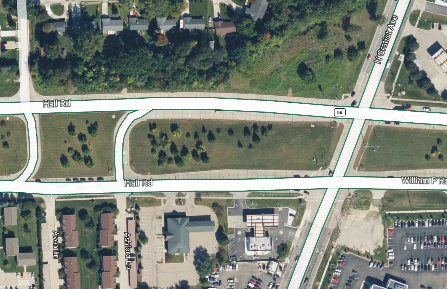 24276 Hall Rd, Clinton Township, MI à louer Carte– Image 1 sur 4