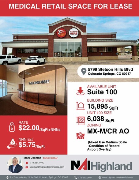 5799 Stetson Hills Blvd, Colorado Springs, CO à louer - Autre – Image 2 sur 3
