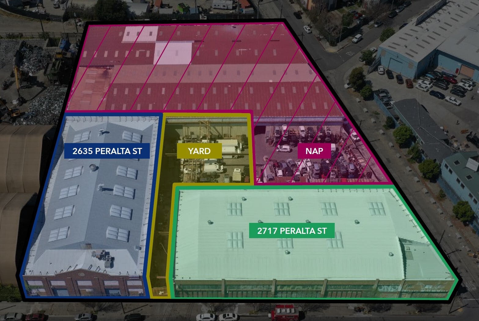 2635-2717 Peralta St, Oakland, CA à louer Photo principale– Image 1 sur 9