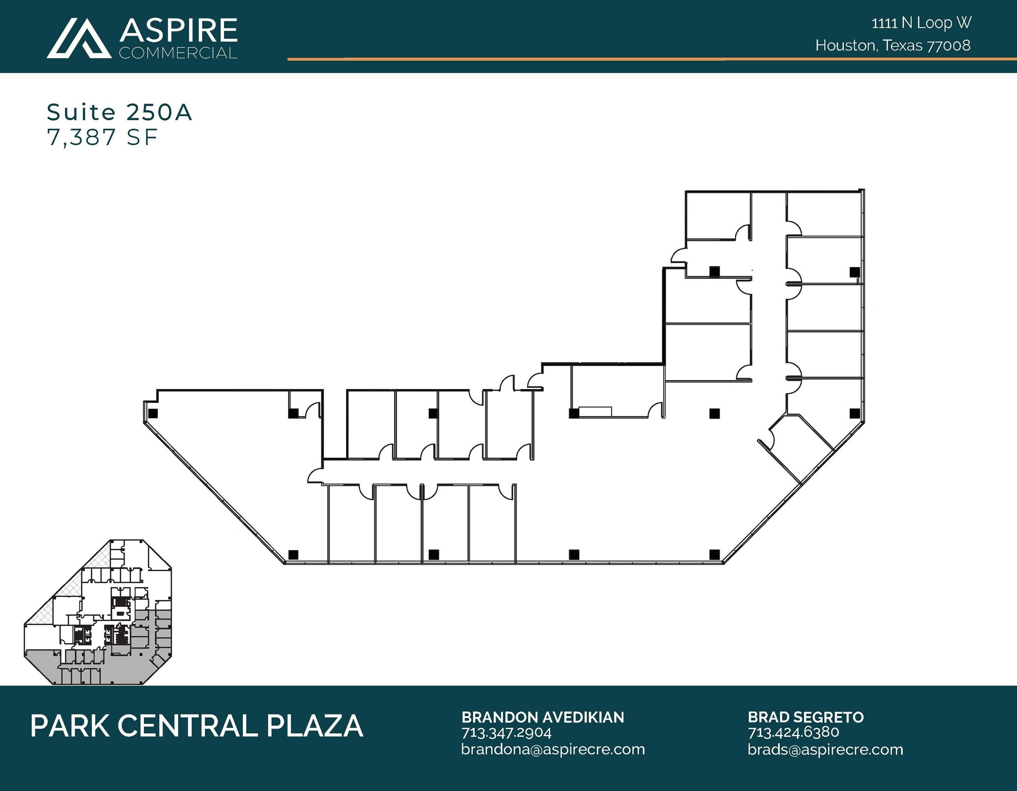1111 N Loop W, Houston, TX à louer Plan d’étage– Image 1 sur 1