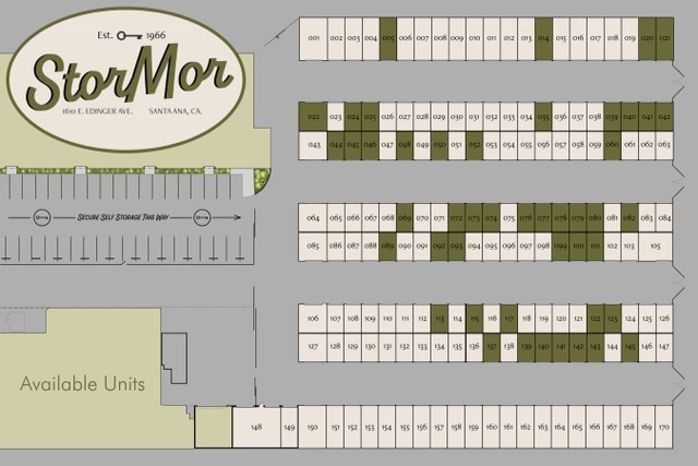 1610 E Edinger Ave, Santa Ana, CA à louer Plan de site– Image 1 sur 1