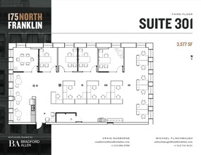 175 N Franklin St, Chicago, IL à louer Plan d’étage– Image 1 sur 2