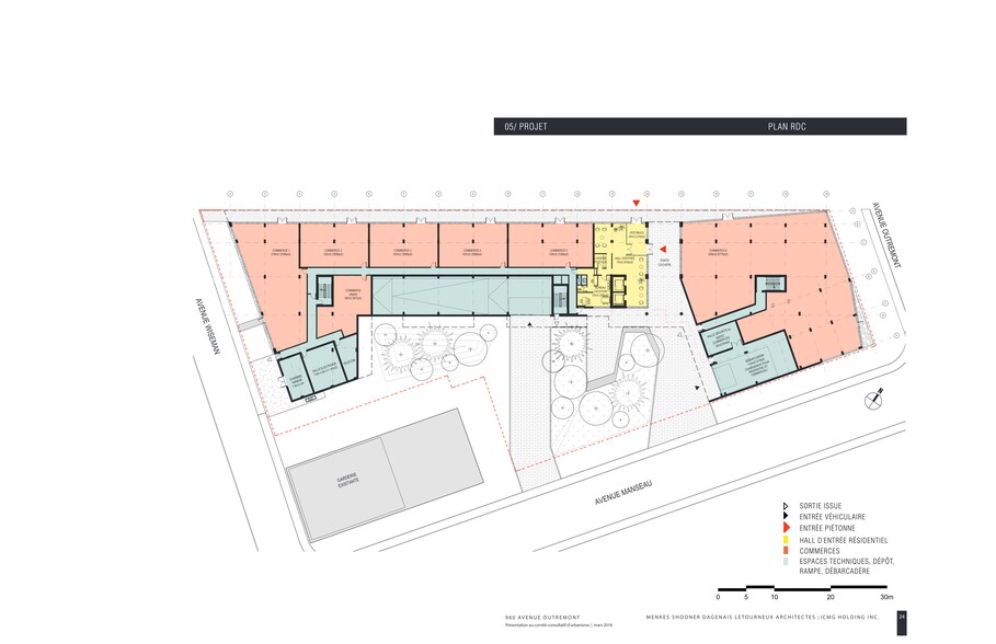 1300 Av Thérèse-Lavoie-Roux, Outremont, QC à louer - Plan de site – Image 3 sur 5