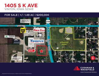 Plus de détails pour K Ave, Vinton, IA - Terrain à vendre