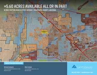 Plus de détails pour N/NEC Patton Road & 231st Ave, Wittmann, AZ - Terrain à vendre