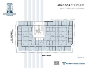 901 15th St NW, Washington, DC à louer Plan d’étage– Image 1 sur 2