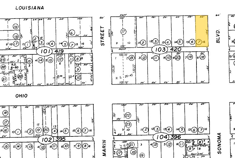 2325 Sonoma Blvd, Vallejo, CA à vendre - Plan cadastral – Image 2 sur 4