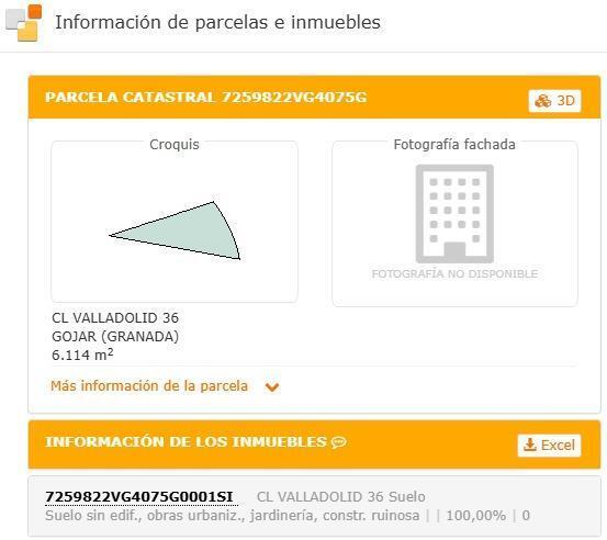 Calle Valladolid, 1, Gójar, Granada à vendre - Plan de site – Image 3 sur 3