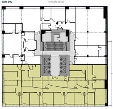 2055 Rue Peel, Montréal, QC à louer Plan d’étage– Image 1 sur 1
