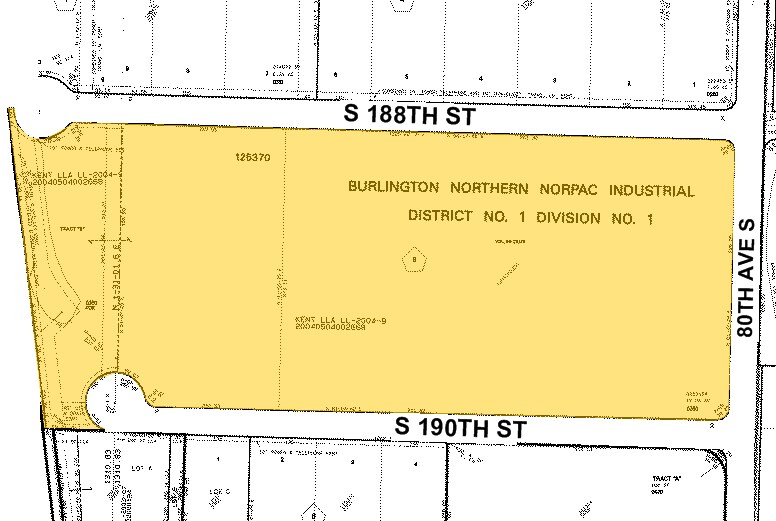 7811-7915 S 188th St, Kent, WA à louer - Plan cadastral – Image 3 sur 6