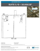 4400 Bankers Cir, Atlanta, GA à louer Plan d’étage– Image 2 sur 2