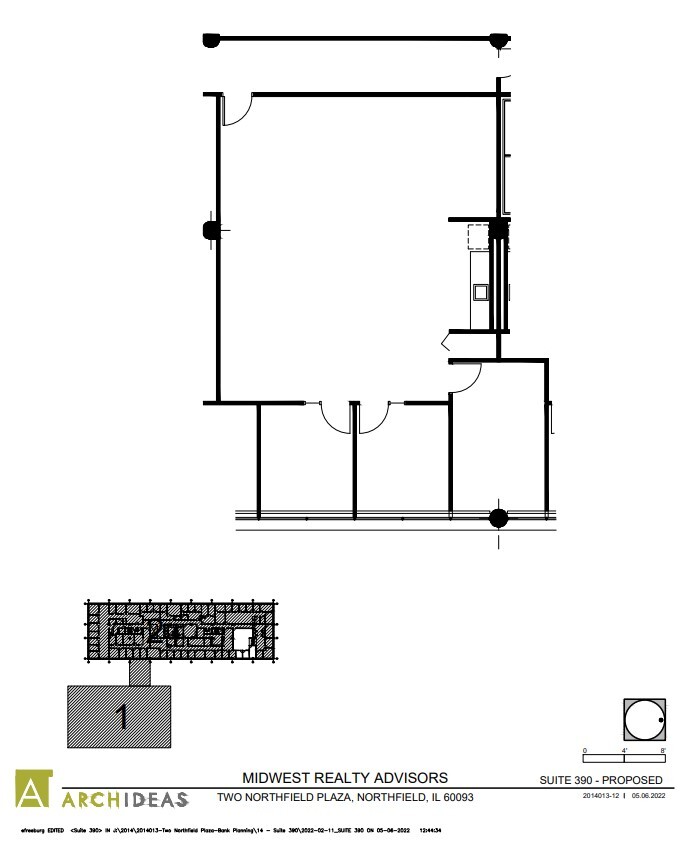 Northfield Plz, Northfield, IL à louer Plan d’étage– Image 1 sur 1