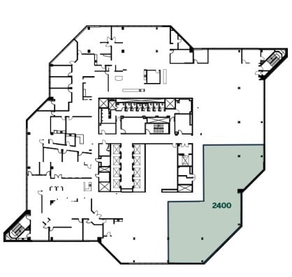 1001 Boul Robert-Bourassa, Montréal, QC à louer Plan d’étage– Image 1 sur 1