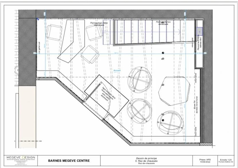 Local commercial dans Megève à louer - Plan d’étage – Image 3 sur 4