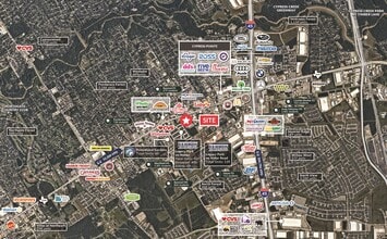 921 Cypress Creek Pky, Houston, TX - Vue aérienne vue de carte