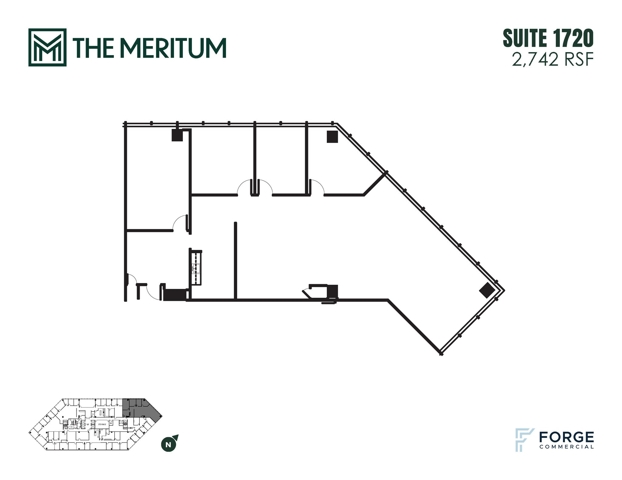 12221 Merit Dr, Dallas, TX à louer Plan d’étage– Image 1 sur 1