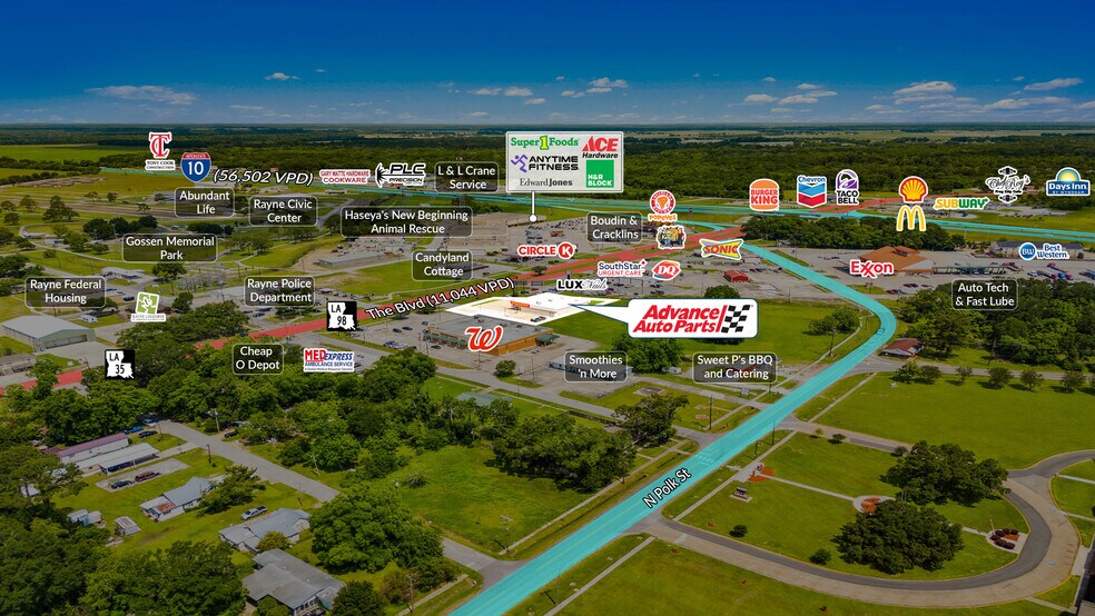 1206 The Blvd, Rayne, LA à vendre - Photo de l’immeuble – Image 3 sur 5