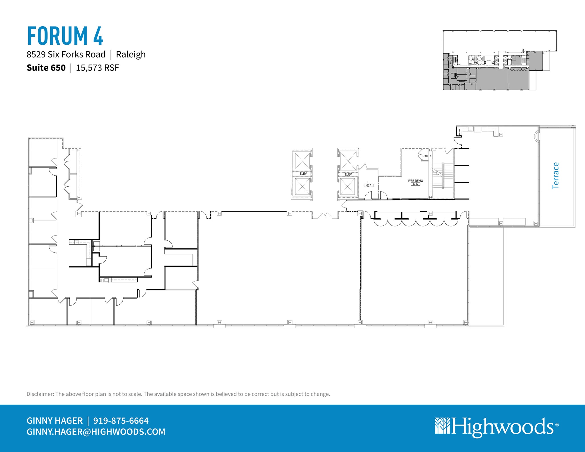 8529 Six Forks Rd, Raleigh, NC à louer Plan d’étage– Image 1 sur 1