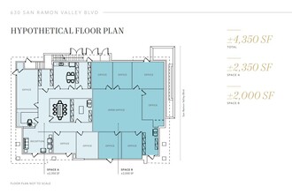 630 San Ramon Valley Blvd, Danville, CA à louer Plan d’étage– Image 2 sur 2