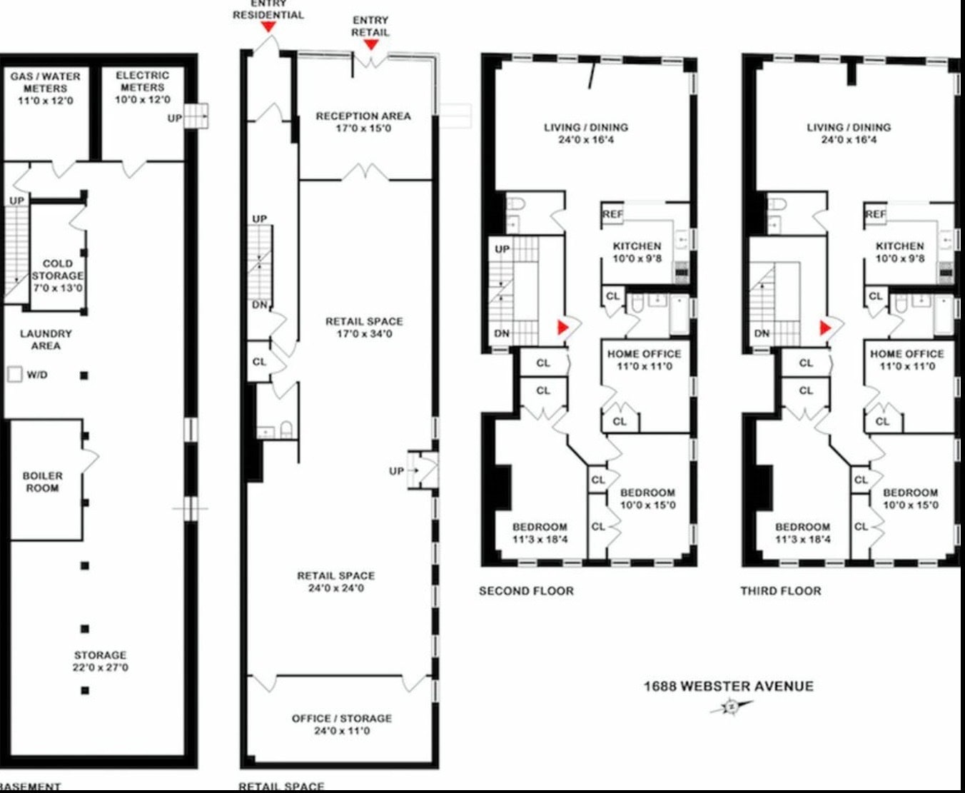 1688 Webster Ave, Bronx, NY à louer Photo de l’immeuble– Image 1 sur 12