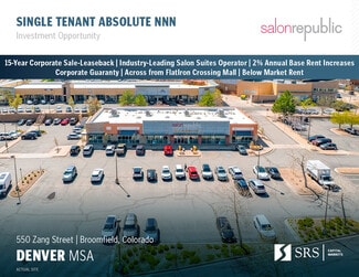 Plus de détails pour 550 Zang St, Broomfield, CO - Local commercial à vendre